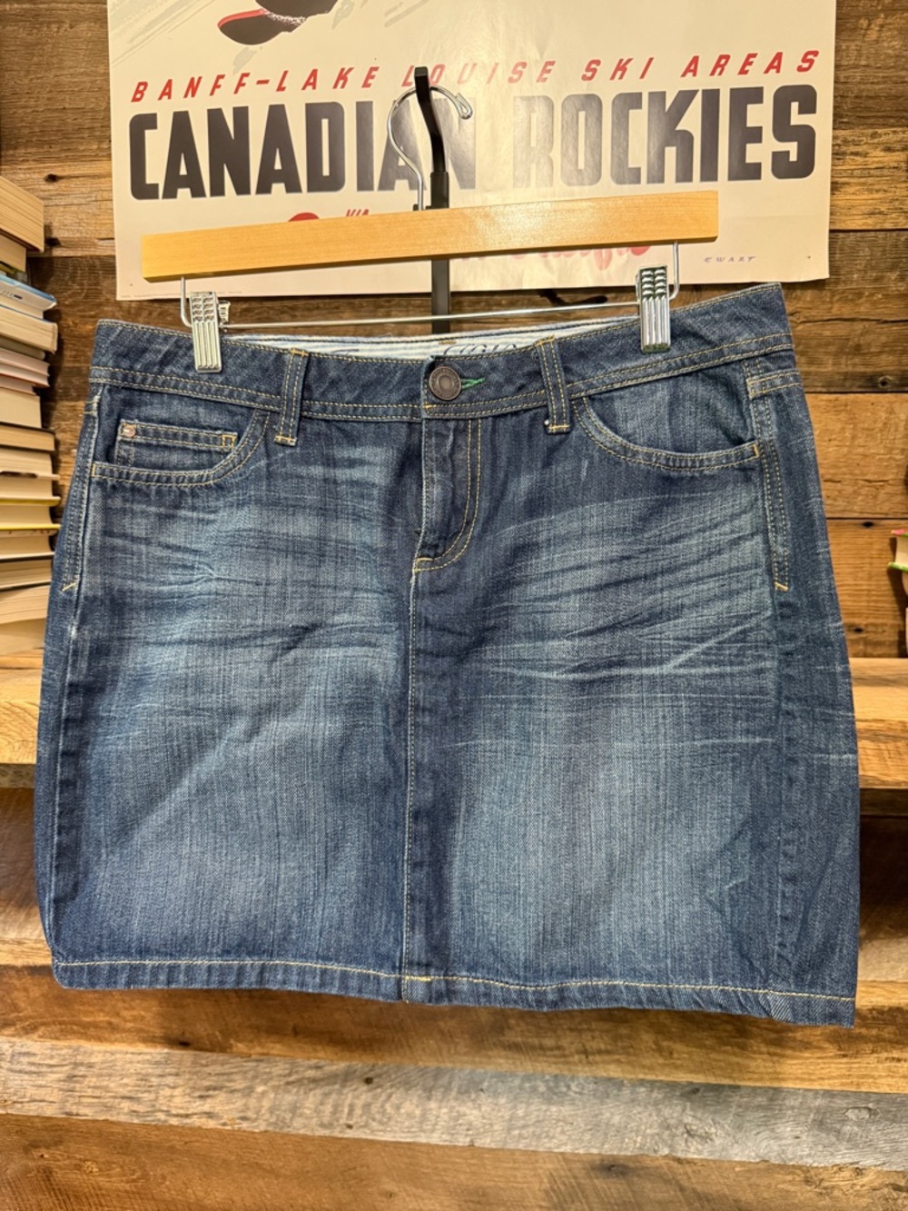 Tommy Hilfiger Dark Blue Denim Mini Skirt